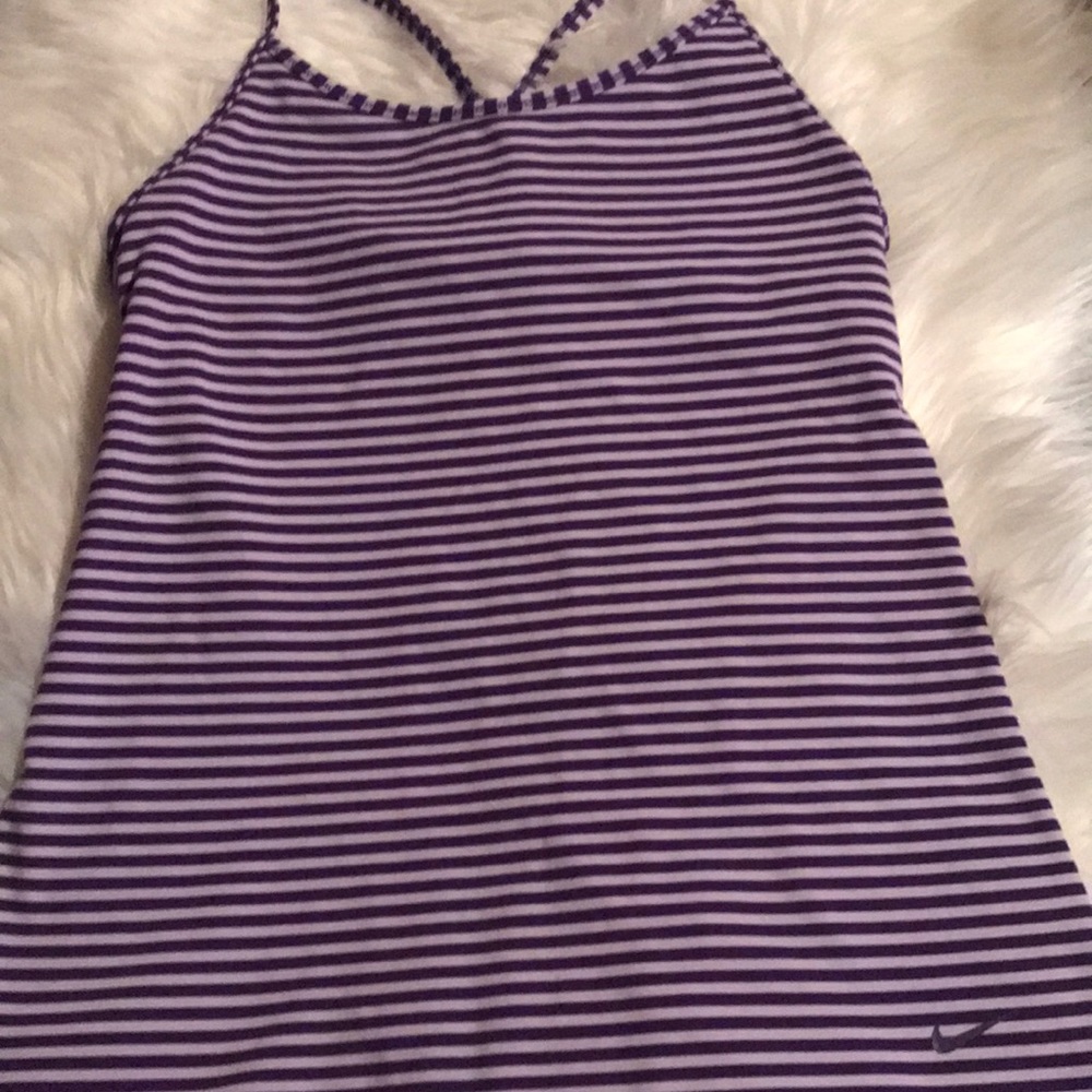 Nike Dri-Fit workout top.